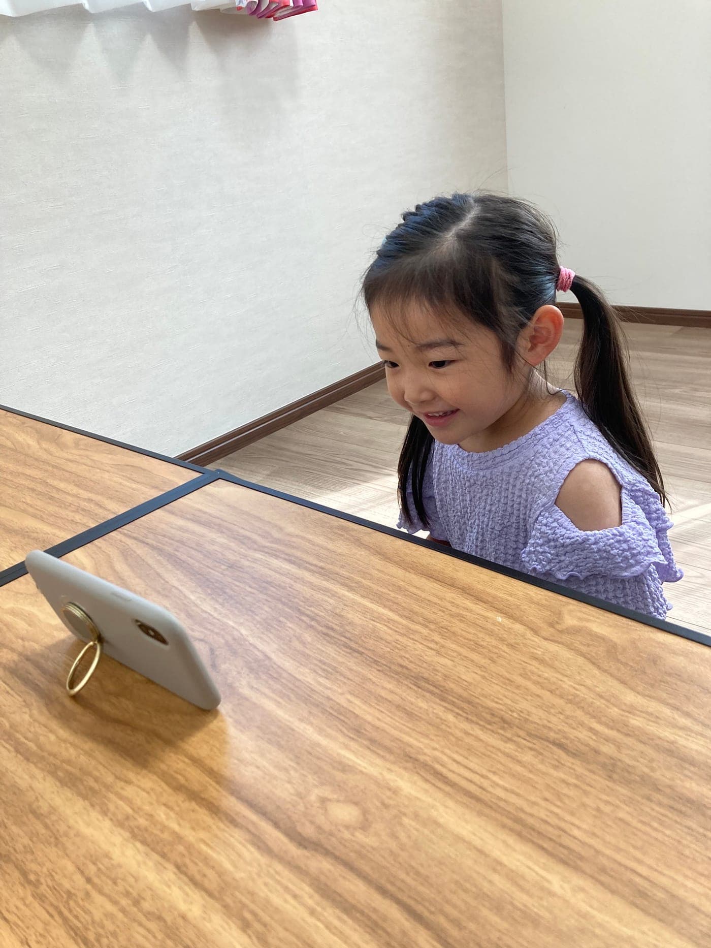 好きなことを英語で話すレッスン風景